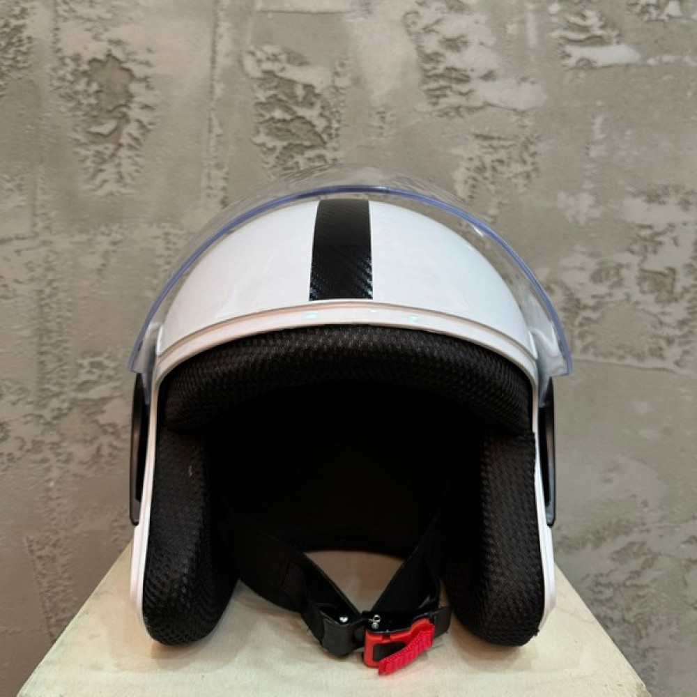 Beyaz Yarım Motosiklet Kaskı Moto Neo Motorsiklet Kaskları Fiyatı