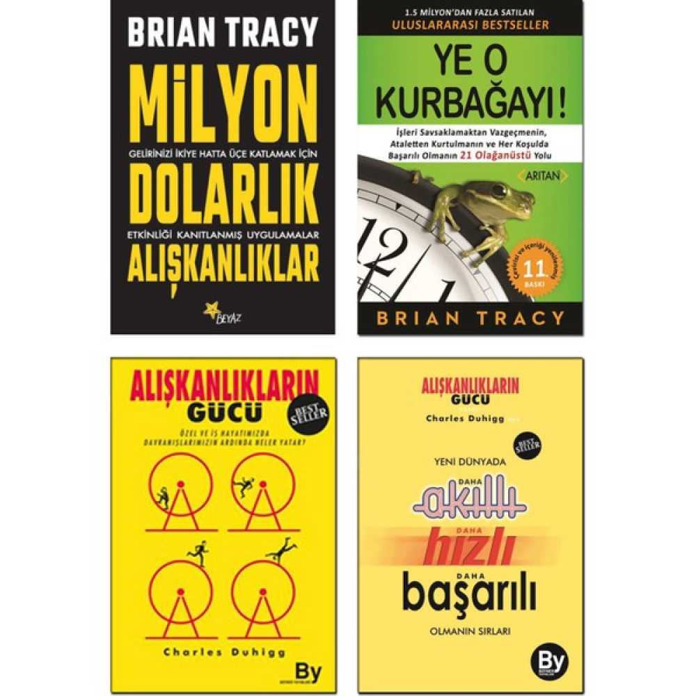 Beyaz Yayınları - Alışkanlıkların Gücü (Charles Duhigg) + Yeni Dünyada Daha Akıllı Daha Hızlı Daha Başarılı Olmanın Sırları + Milyon Dolarlık Alışk... Kişisel Gelişim ve Psikoloji Fiyatı