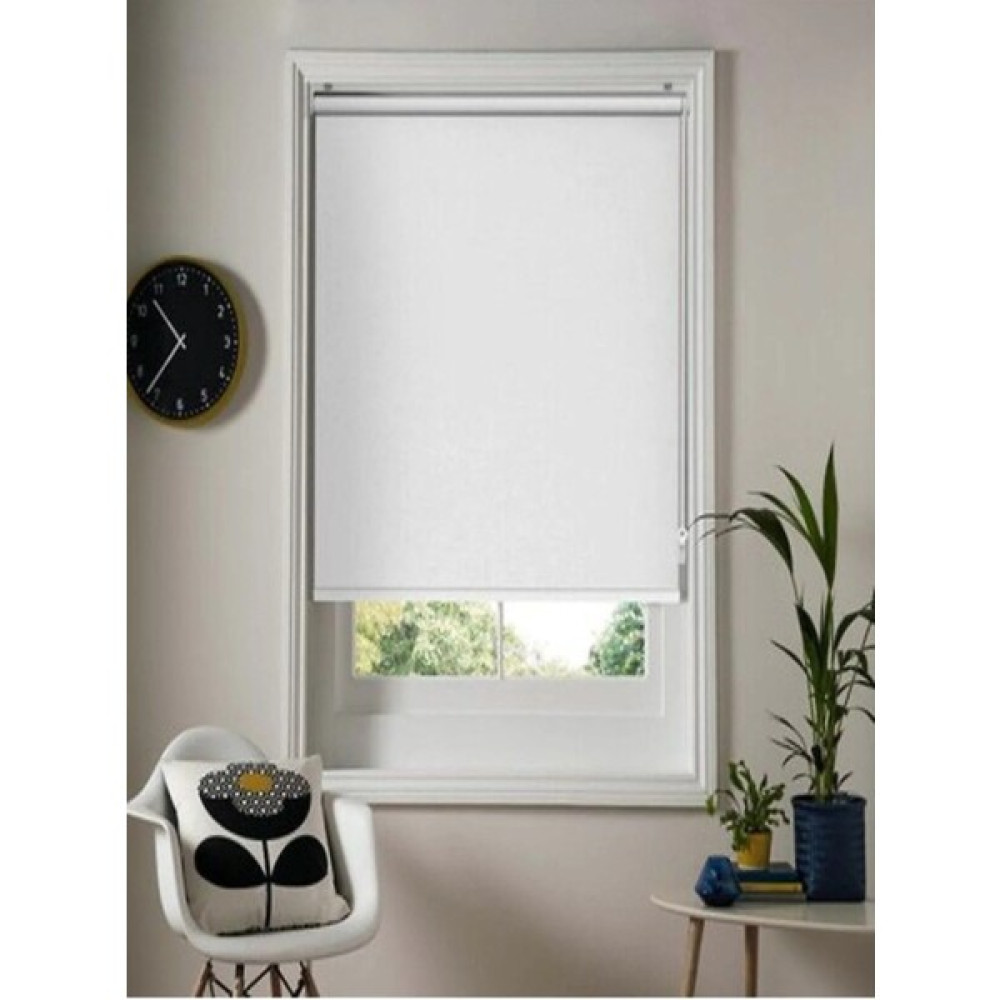 Beyazıt Tekstil Blackout Stor Perde Alüminyum Kasa (Karartma Stor) - 170 x 200 cm - Beyaz Stor Perde Fiyatı