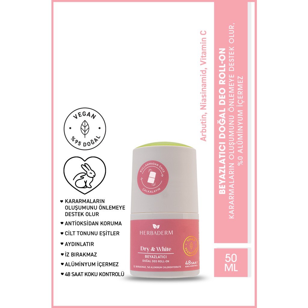Beyazlatıcı Doğal Deo Roll-On 50 ml Deodorantlar Fiyatı