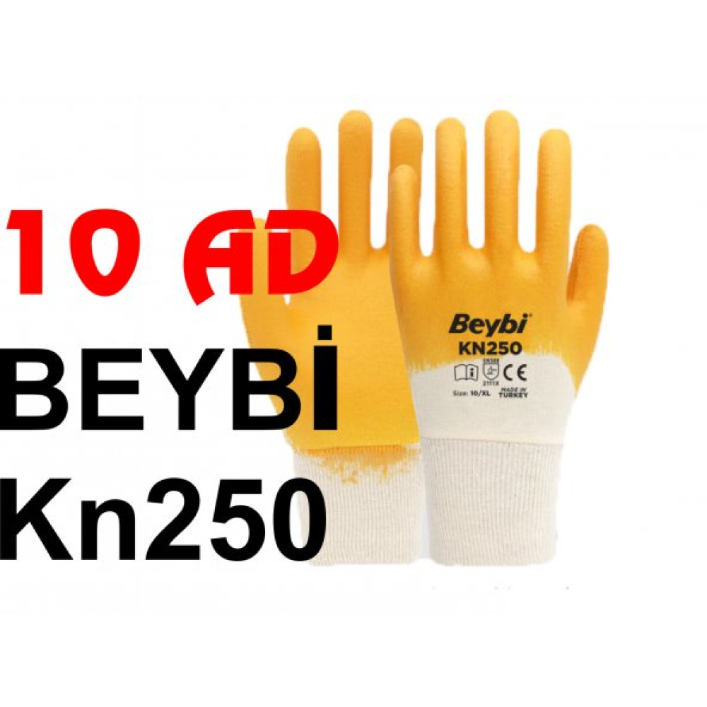 Beybı Kn250 Pamuk Nitril Eldiven İş Güvenliği Ürünleri Fiyatı
