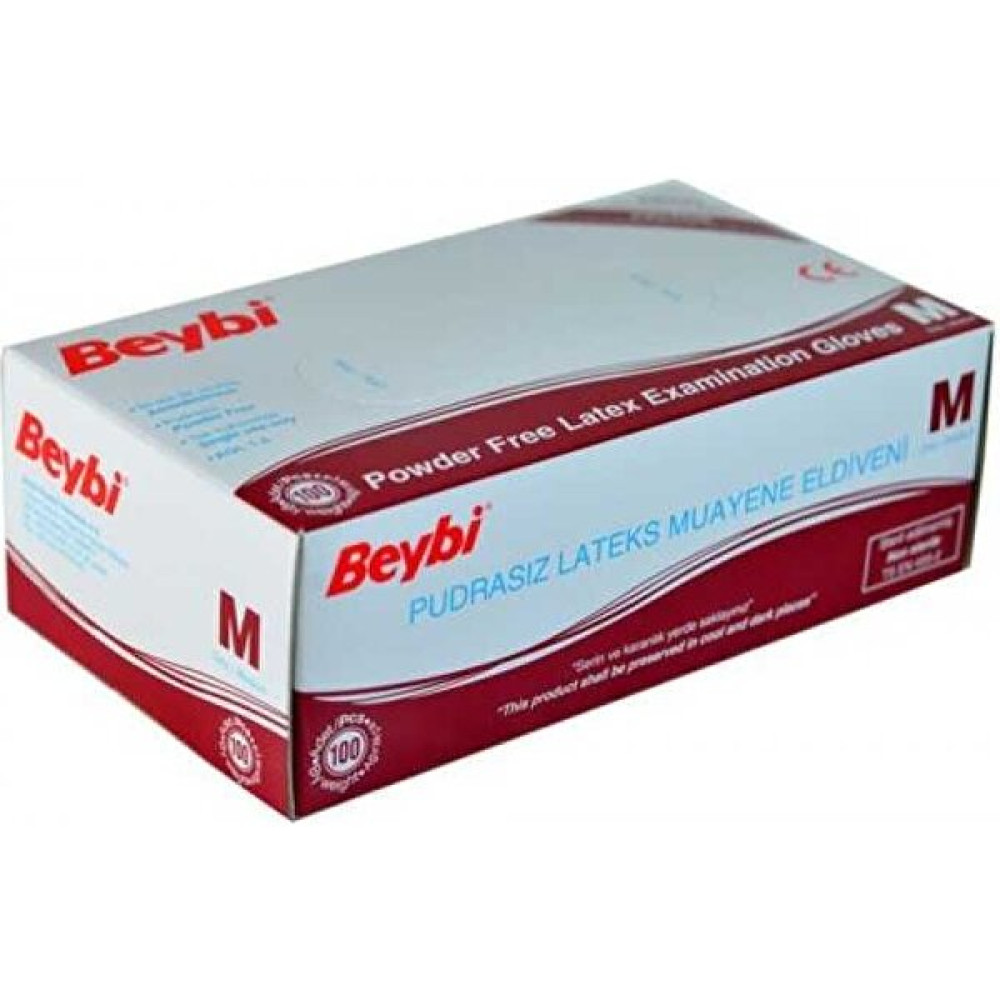 Beybi Latex M Beden Pudrasız Eldiven 100'lü Temizlik Malzemeleri Fiyatı