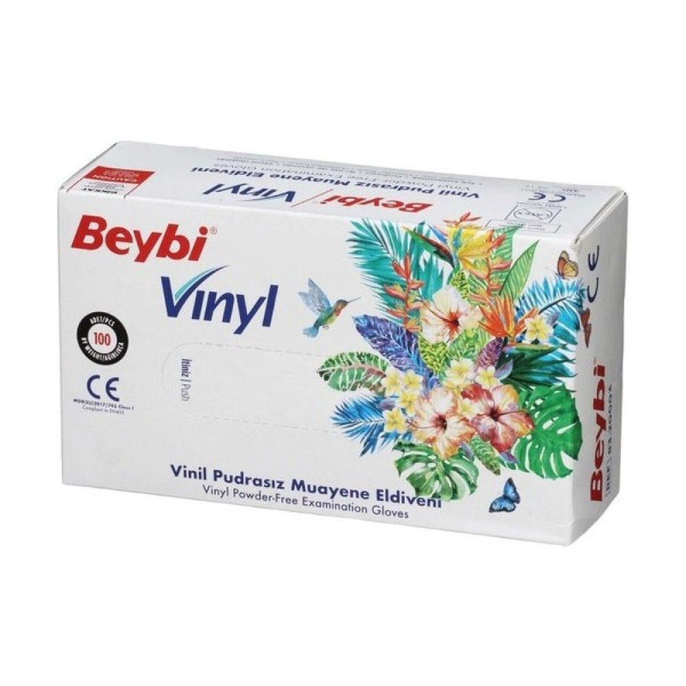 Beybi Mdr Vinyl Eldiven Pudrasız Orta (M) - 100 Adet Temizlik Malzemeleri Fiyatı