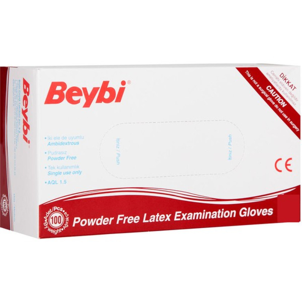 Beybi Pudrasız Latex Eldiven 100'lü Temizlik Malzemeleri Fiyatı