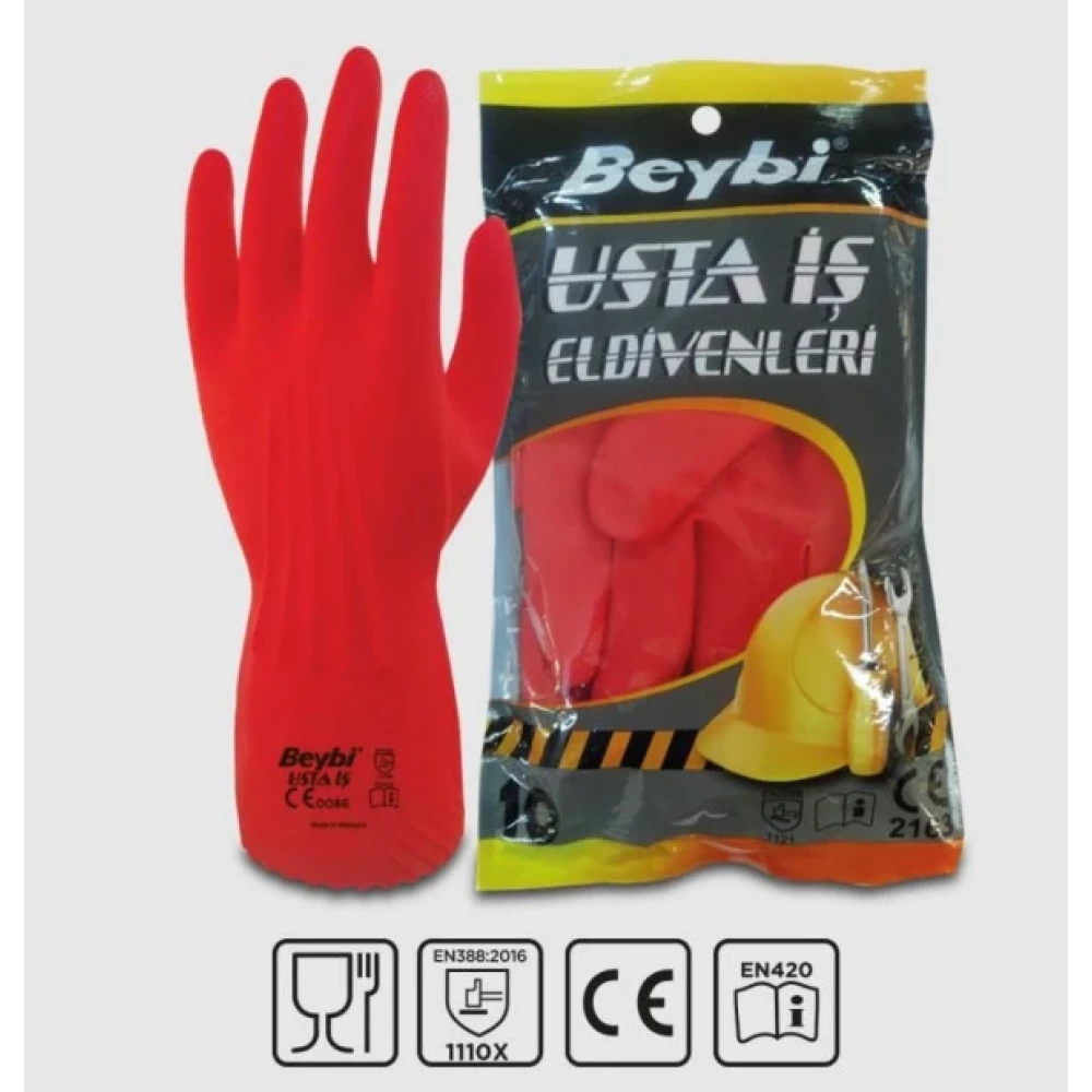 Beybi Usta Is Lateks Eldiven No:9 Güvenlik Cihazları Fiyatı
