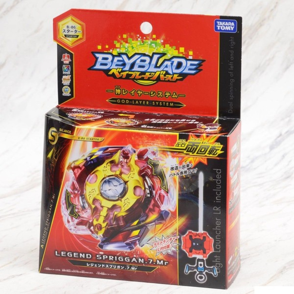 Beyblade Takara Tomy Beyblade Burst Legend Spriggan 7 Merge Spryzen B-86 B86 B 86 Fırlatıcılı Tam Set Açık Hava, Deniz ve Spor Oyuncakları Fiyatı