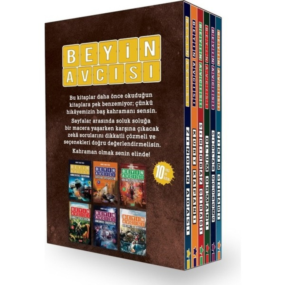 Beyin Avcısı Kutulu Set (6 Kitap Takım) - Ahmet Baki Yerli Fantastik Macera Fiyatı