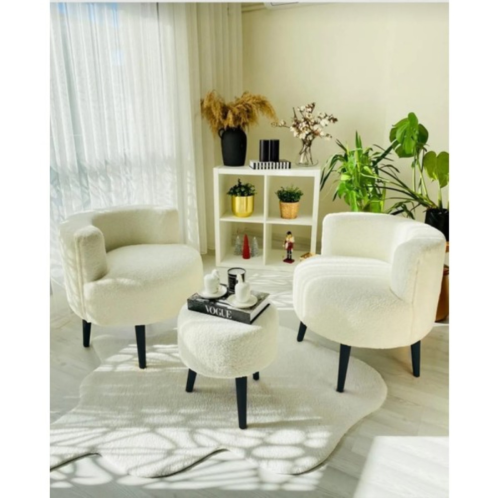 Beylerbeyi Collection Çay Seti Ikili Koltuk Berjer ve Puf Takımı (Salon, Balkon, Ofis) 3 Lü Takım Tekli Koltuk & Berjer Fiyatı