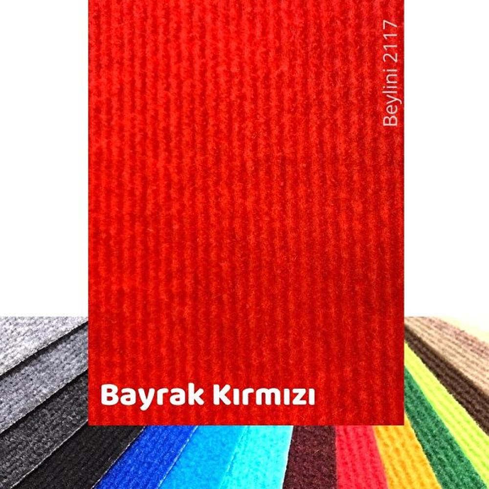 Beylini Halıfleks Rip Halı Keçe Halı Zemin ve Yer Kaplamaları Araba,ofis,ev,bahçe,organizasyon Halısı - Kırmızı - 200 x 300 cm Salon Halısı Fiyatı