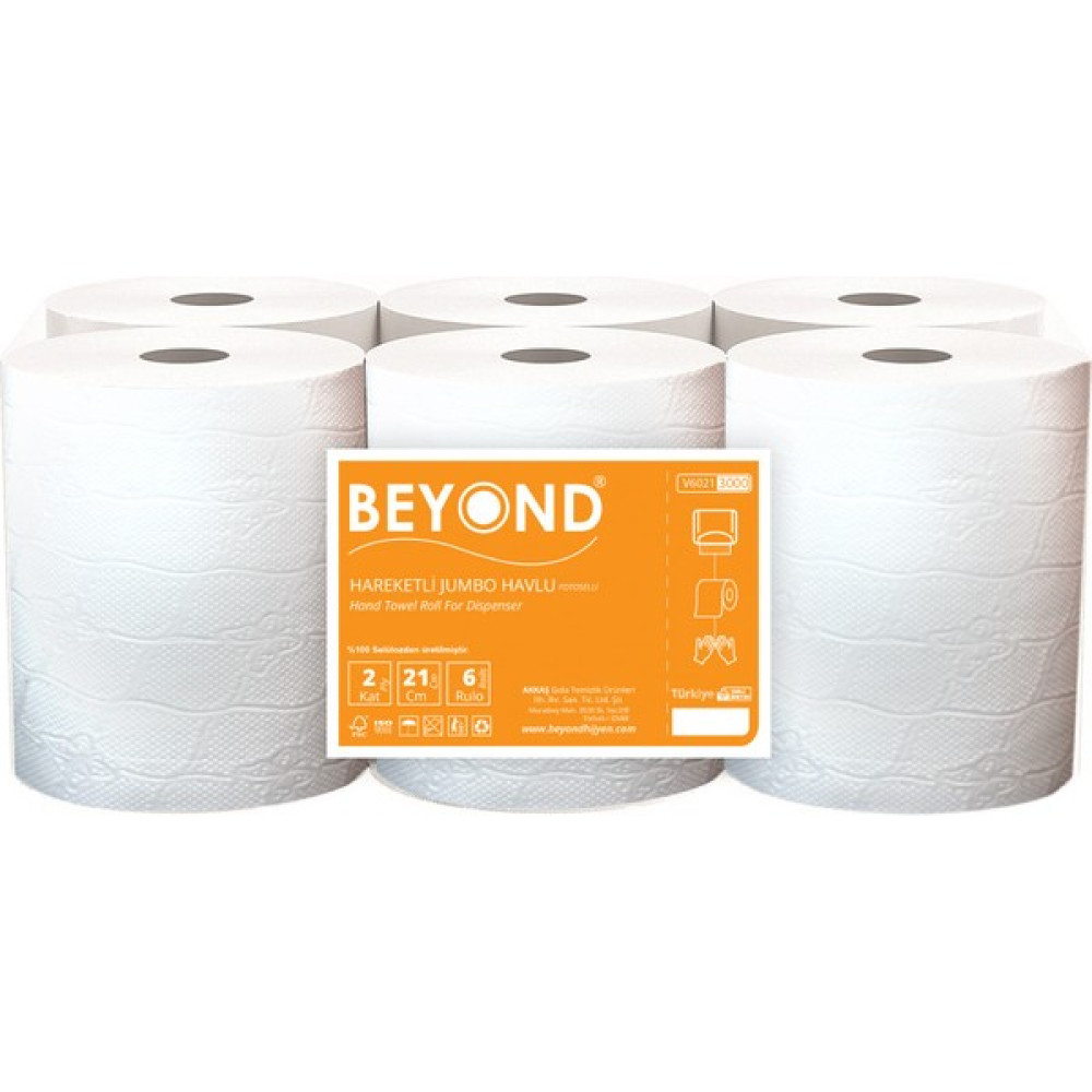 Beyond 21 cm Hareketli Fotoselli Kağıt Havlu 75 Metre x 6 Rulo Kağıt Havlu Fiyatı