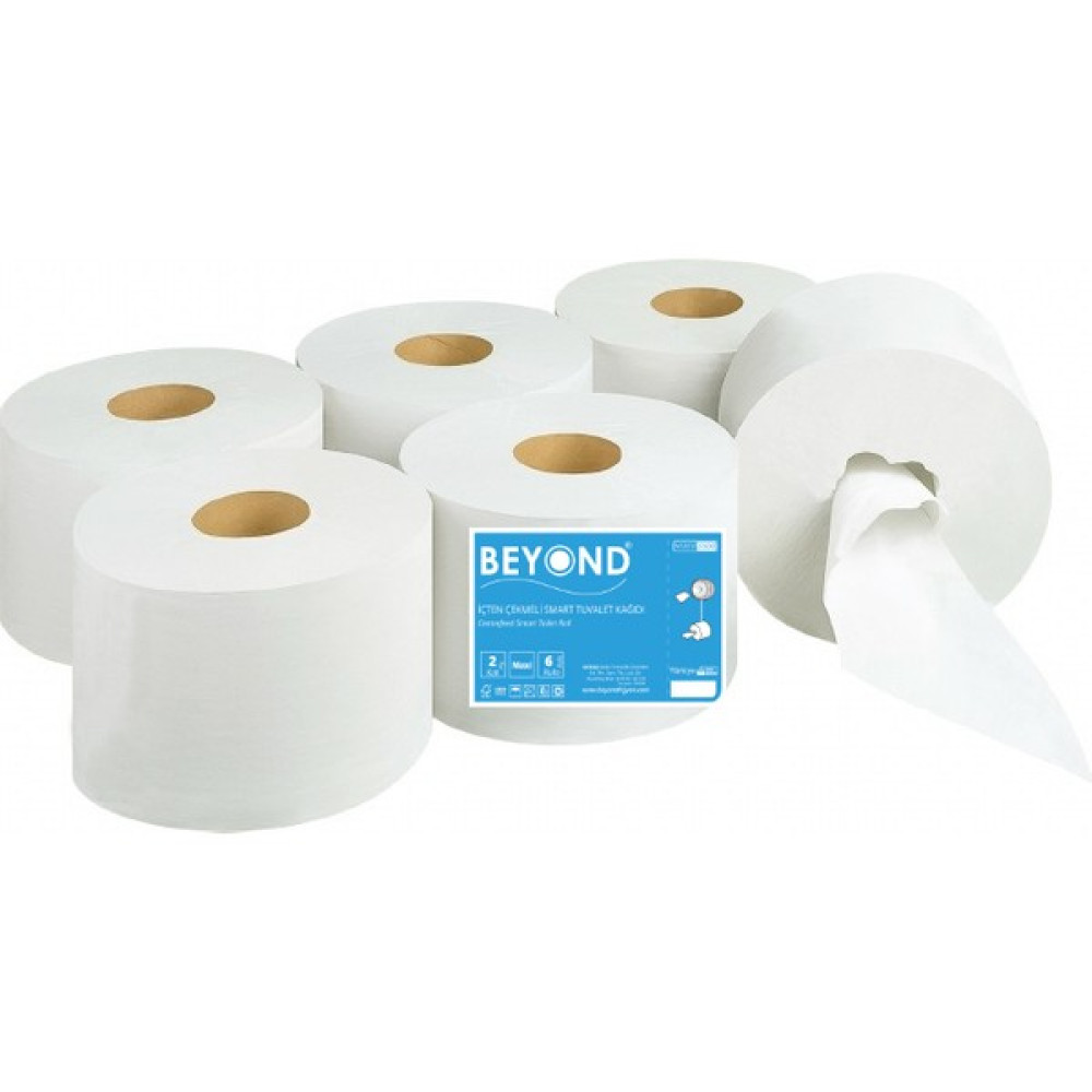 Beyond Maxi Smart Içten Çekmeli Tuvalet Kağıdı 6'lı - Beyaz Tuvalet Kağıdı Fiyatı