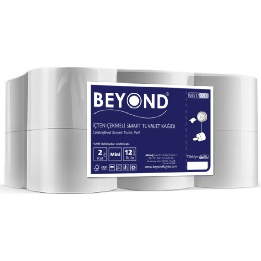 Beyond Mini Cimri Içten Çekmeli Tuvalet Kağıdı 12 Rulo Tuvalet Kağıdı Fiyatı