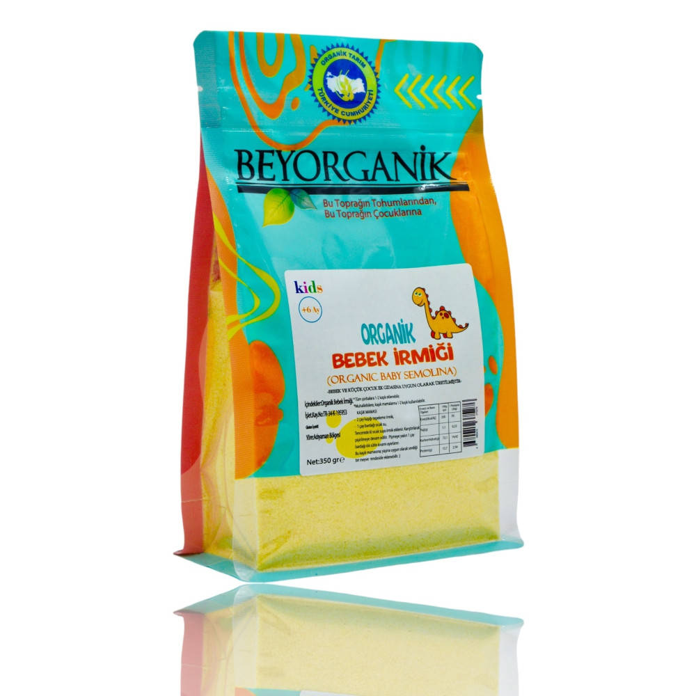 BEYORGANİK Organik Bebek Irmiği 350gr Bebek Mamaları Fiyatı