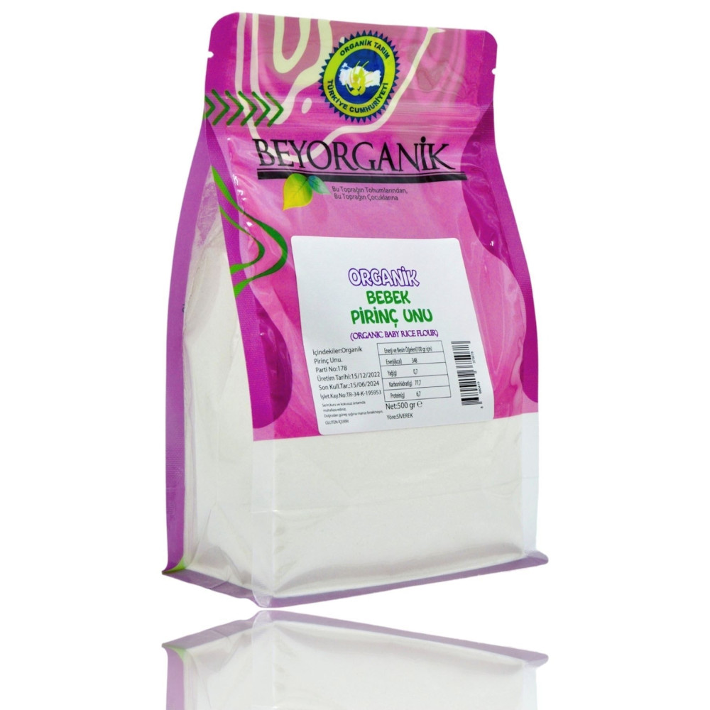BEYORGANİK Organik Bebek Pirinç Unu 500gr Un ve İrmik Fiyatı