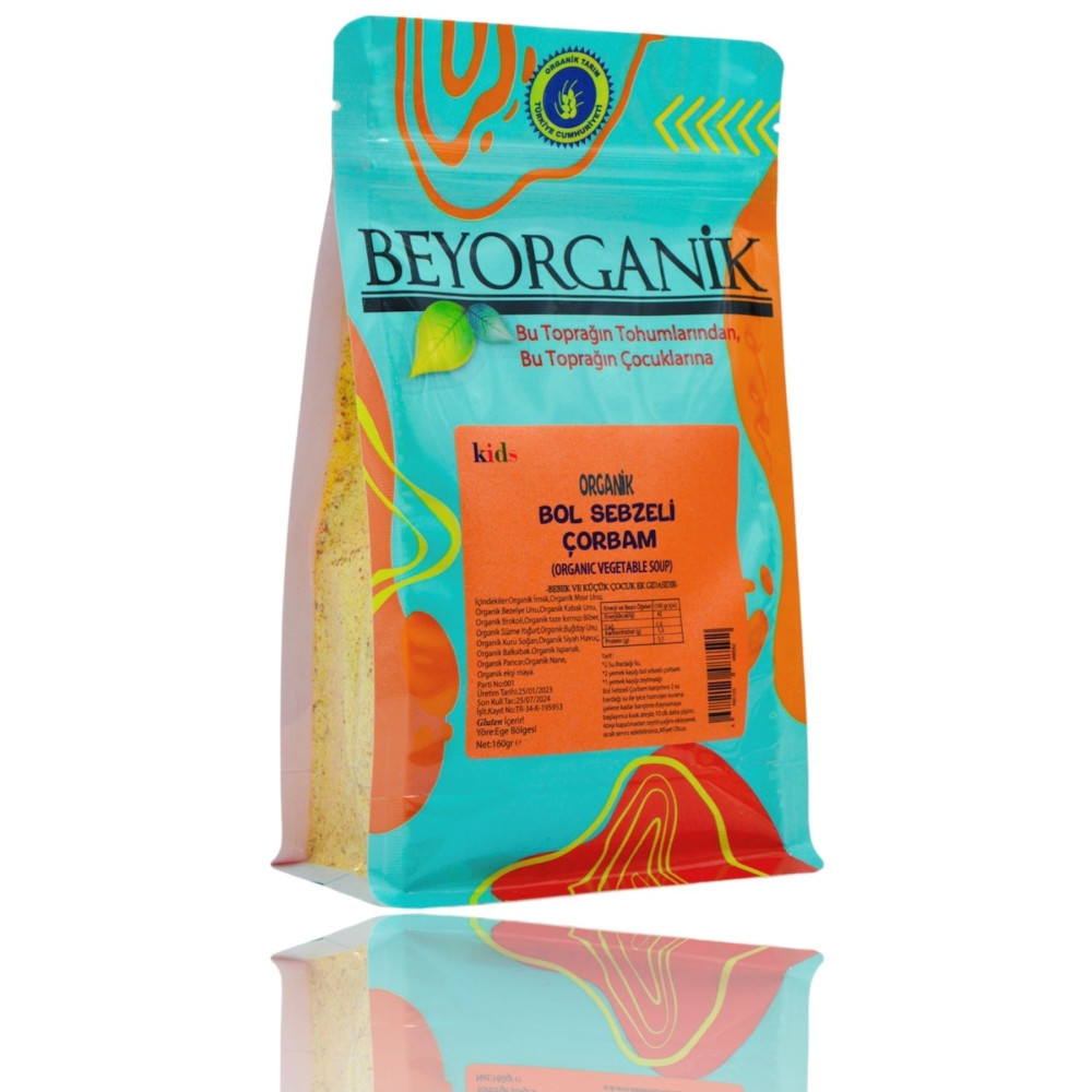 BEYORGANİK Organik Bol Sebzeli Çorbam 160gr Bebek Mamaları Fiyatı