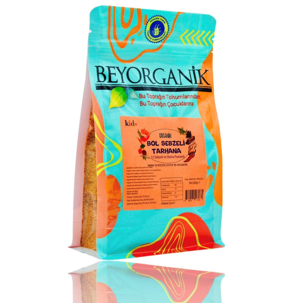 BEYORGANİK Organik Bol Sebzeli Tarhana (13 SEBZELİ) 200gr Bebek Mamaları Fiyatı