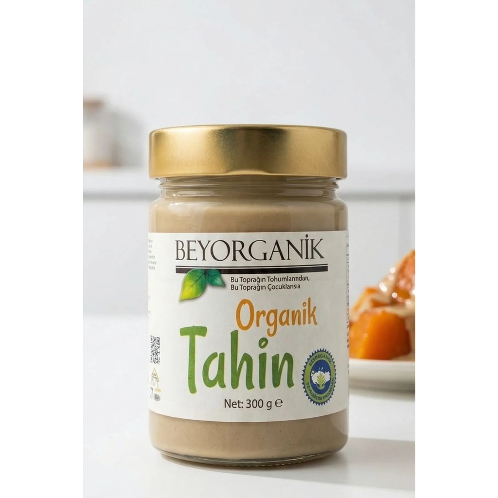 BEYORGANİK Organik Tahin 300 gr Yerli Susam (TEK KAVRULMUŞ) 8ay" Tahin Pekmez ve Helva Fiyatı