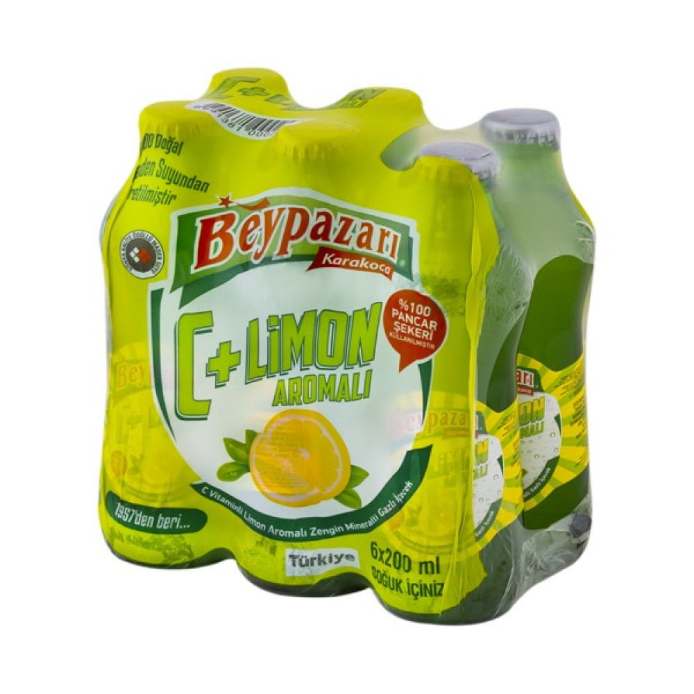 Beypazarı C Vitaminli Limon Aromalı Maden Suyu 6 x 200 ml Diğer Fiyatı