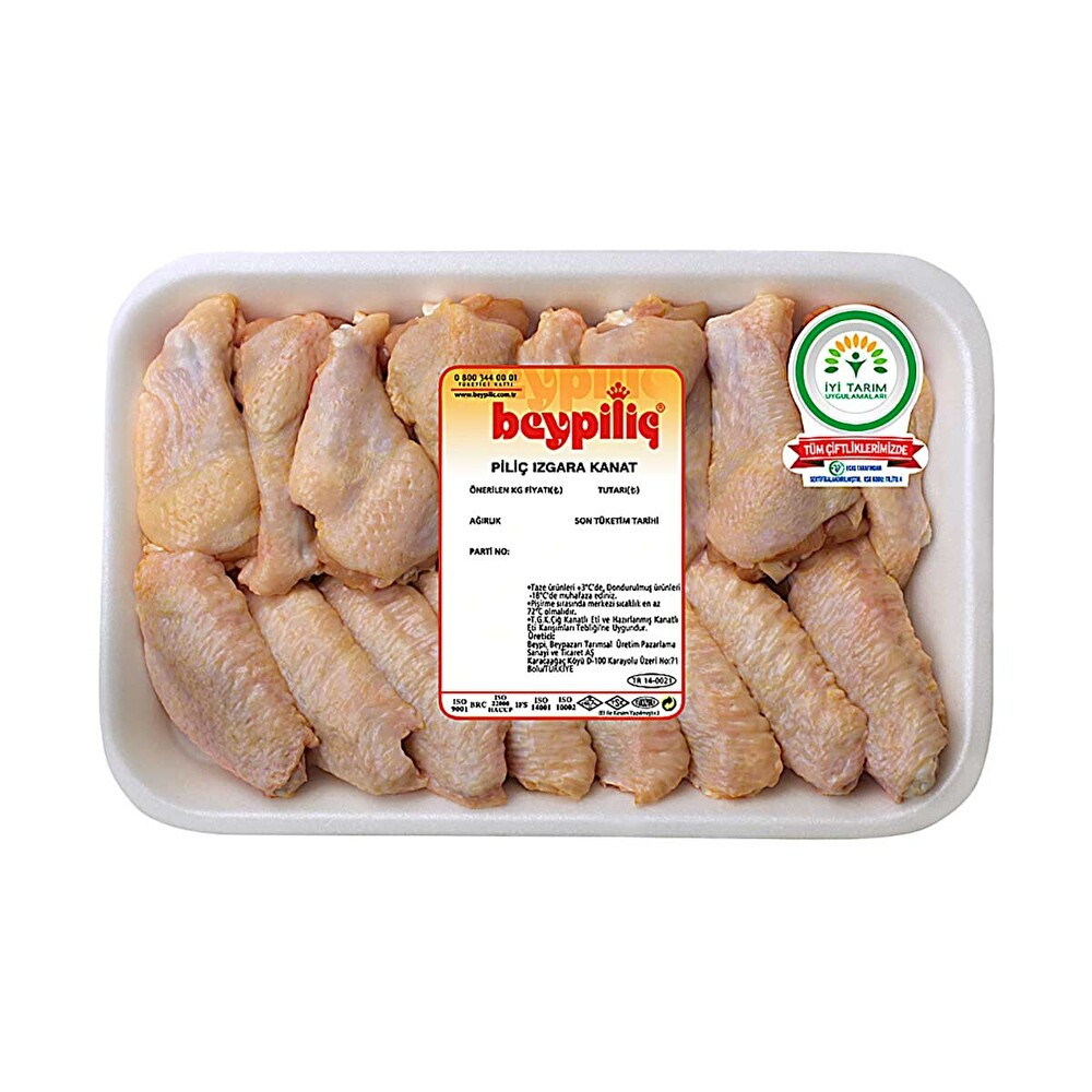 Beypiliç Tabaklı Kanat Izgara Beyaz Et Fiyatı