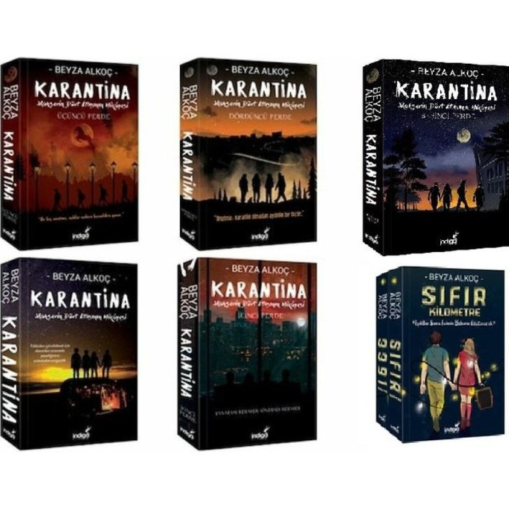 Beyza Alkoç Seti 7 Kitap Takım - Karantina 5li Set + Sıfır + 3391 Deneme - İnceleme Fiyatı