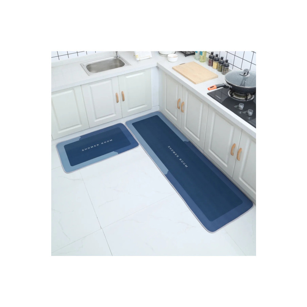 BEYZANA Büyük Boy Sihirli Su Emici Mutfak Ve Banyo Paspası Dikdörtgen 118*38 Cm Mavi Banyo Tekstili Fiyatı