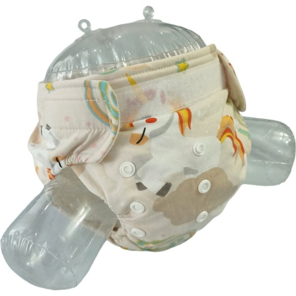 Bezhane Baby Ybb yıkanabilir Cırt Cırtlı bebek Bezi Cepli Kapuçino UNICORN (3KG-12KG) - 1 Bebek Bezi Fiyatı