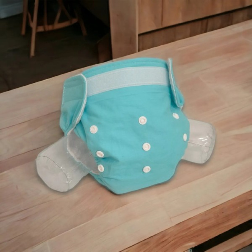 Bezhane Cırt Cırtlı Yıkanabilir Bebek Bezi MAVI(8KG-18KG)+ 1 Adet 8 Katlı Emici Ped - 2 Bebek Bezi Fiyatı