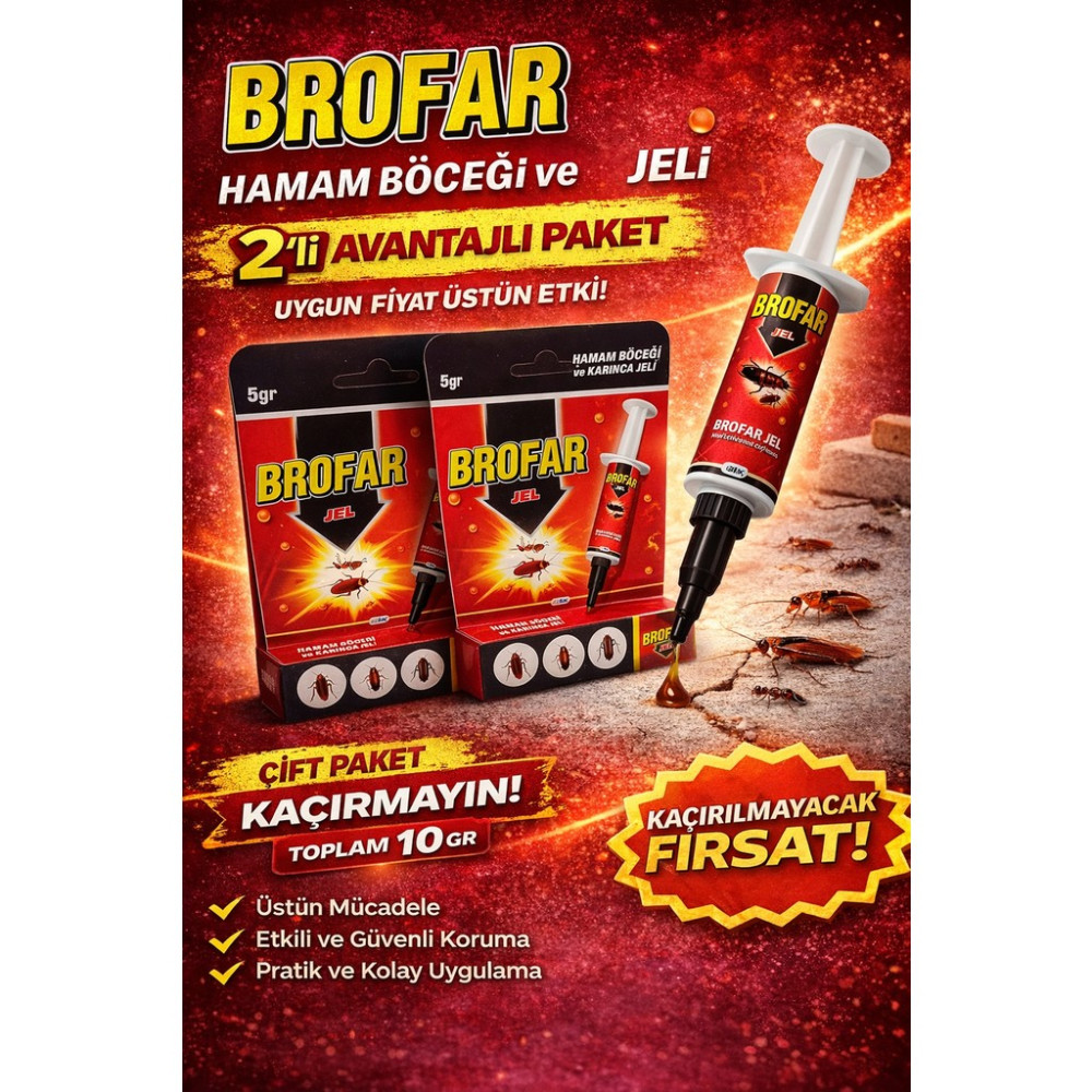 Bezos Brofar Jel Hamam Böceği ve Karınca Jeli 5 gr Etkili Haşere Ilacı Ev Içi Kullanım 2 Adet SSD / Solid State Drive Fiyatı