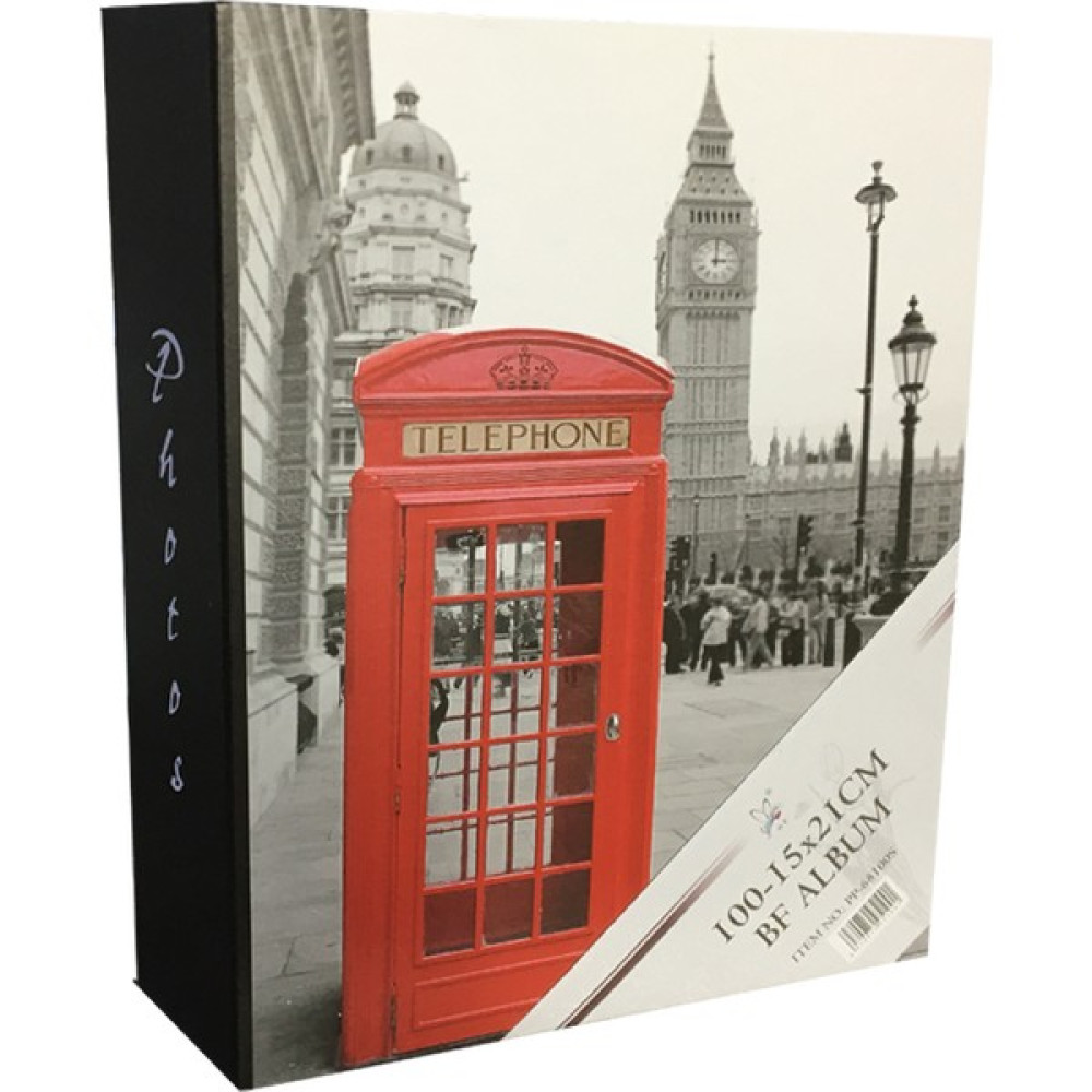 Bf Albüm Fotoğraf Albümü 15X21 100'LÜK Renkli Desenli - 15 x 21 cm - Kırmızı Resim & Fotoğraf Çerçevesi Fiyatı
