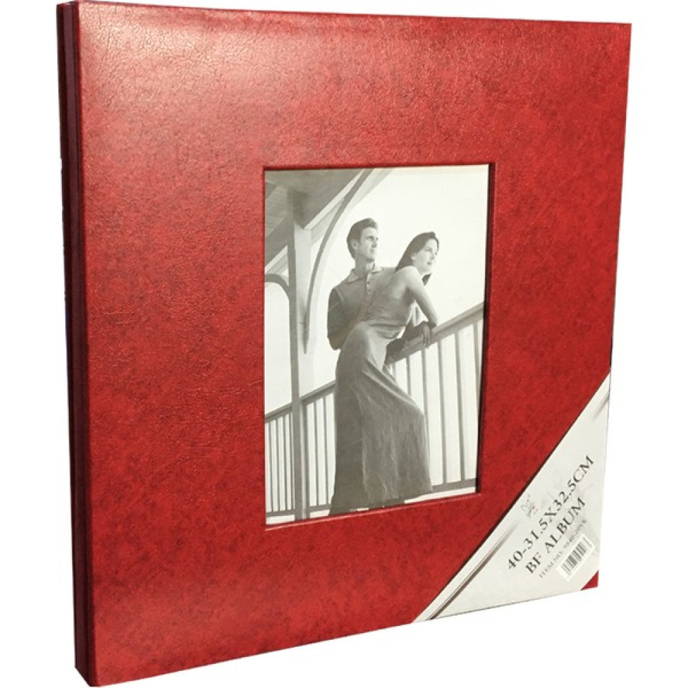 Bf Albüm Manyetik Yapışkanlı Vinleks Deri Fotoğraf Albümü 20YAPRAK Toplam 40 Sayfa - Kırmızı - 31.5x32.5 Resim & Fotoğraf Çerçevesi Fiyatı