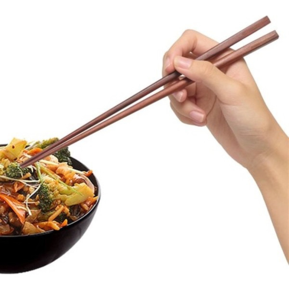 Bg 10 Çift Chopstick Yıkanabilir Organik Ahşap Desenli Bambu Yemek Çubuğu, Mutfak Gereçleri Fiyatı