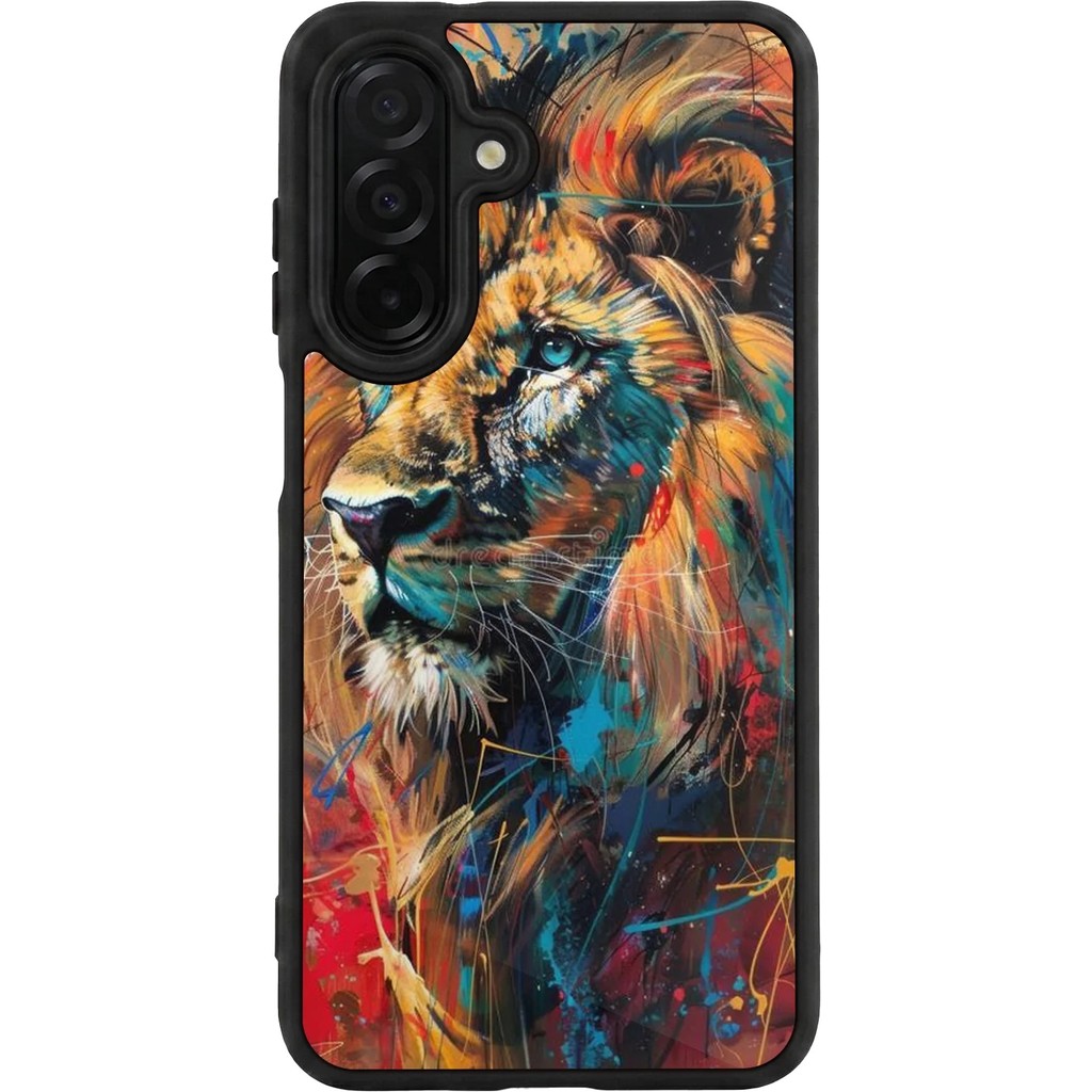 BG AKSESUAR Samsung Galaxy A56 Uyumlu Aslan Tasarımlı Glossy Premium Kılıf - Siyah - Aslan-41 Cep Telefonu Kılıfı Fiyatı