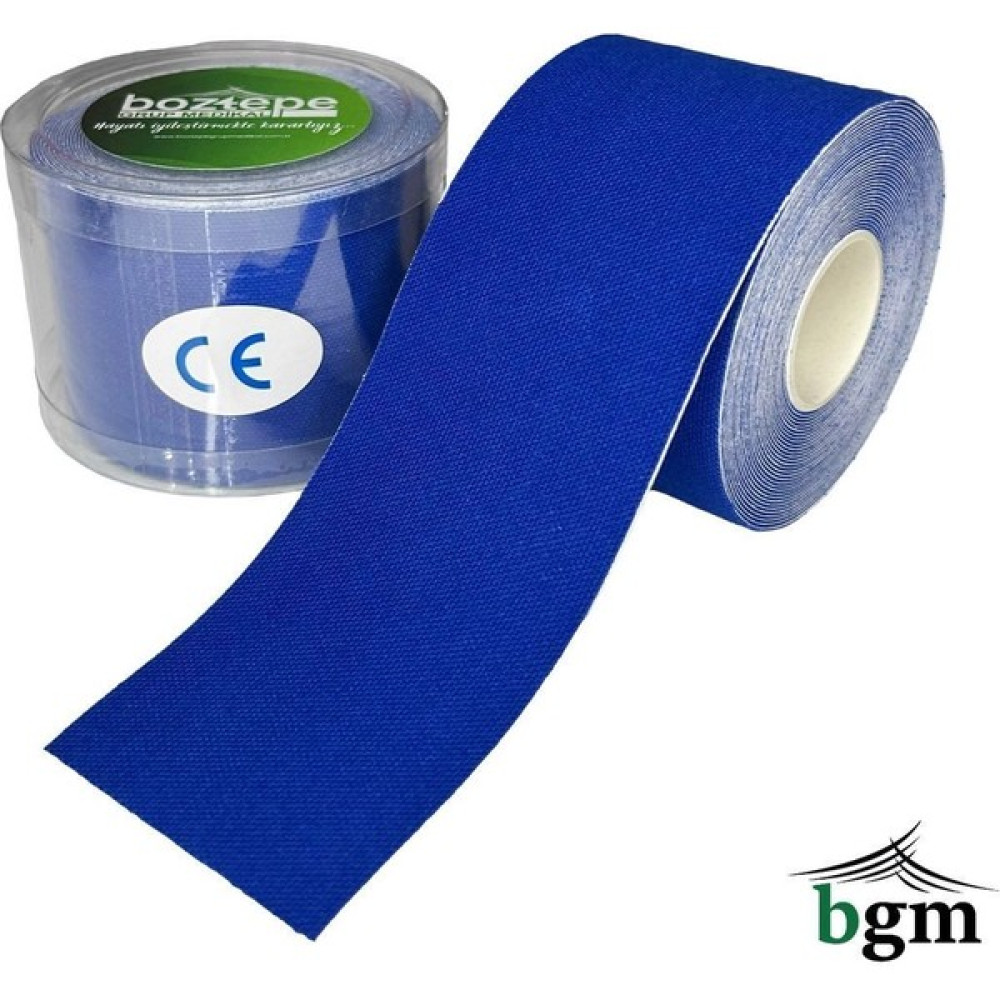 BGM Agrı Bandı Mavi Renk Yüksek Kalite Kinesio Tape 4,5 Metre x 5 cm Diğer Spor Ürünleri Fiyatı
