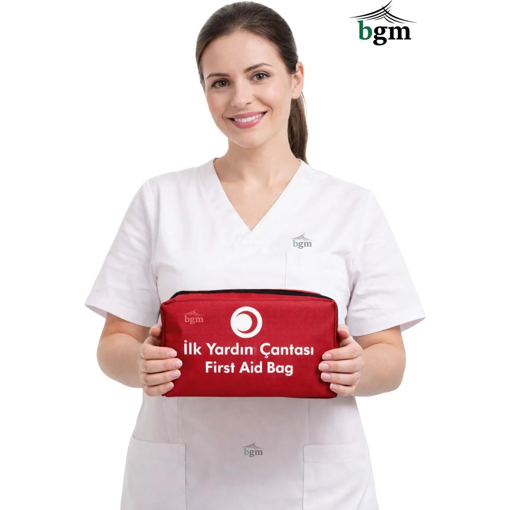 BGM İlk Yardım Çantası – Acil Durum Seti, Ev Araç Ofis İçin Tam Donanımlı İlk Yardım Seti - Standart - Kırmızı Diğer Fiyatı