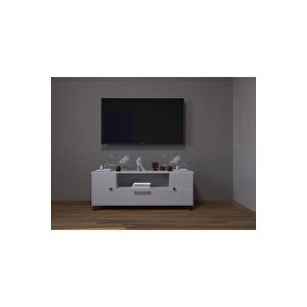 Bgr Mobilya Beyaz Tv Alt Modül Tv Ünitesi / Sehpası Fiyatı