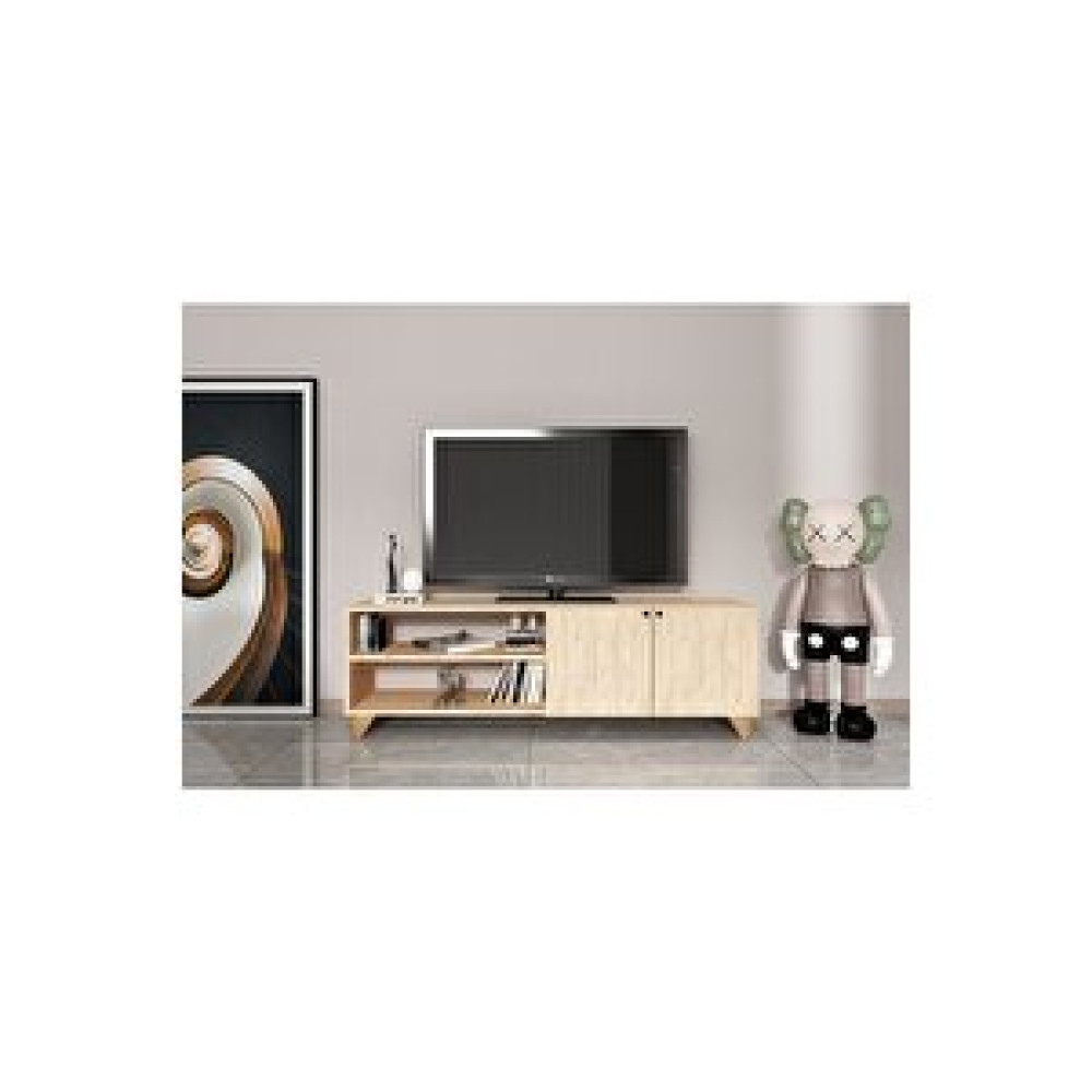 Bgr Mobilya Tv Ünitesi Kapaklı Ve Raflı Modern Tv Sehpası - Tv Ünitesi / Sehpası Fiyatı