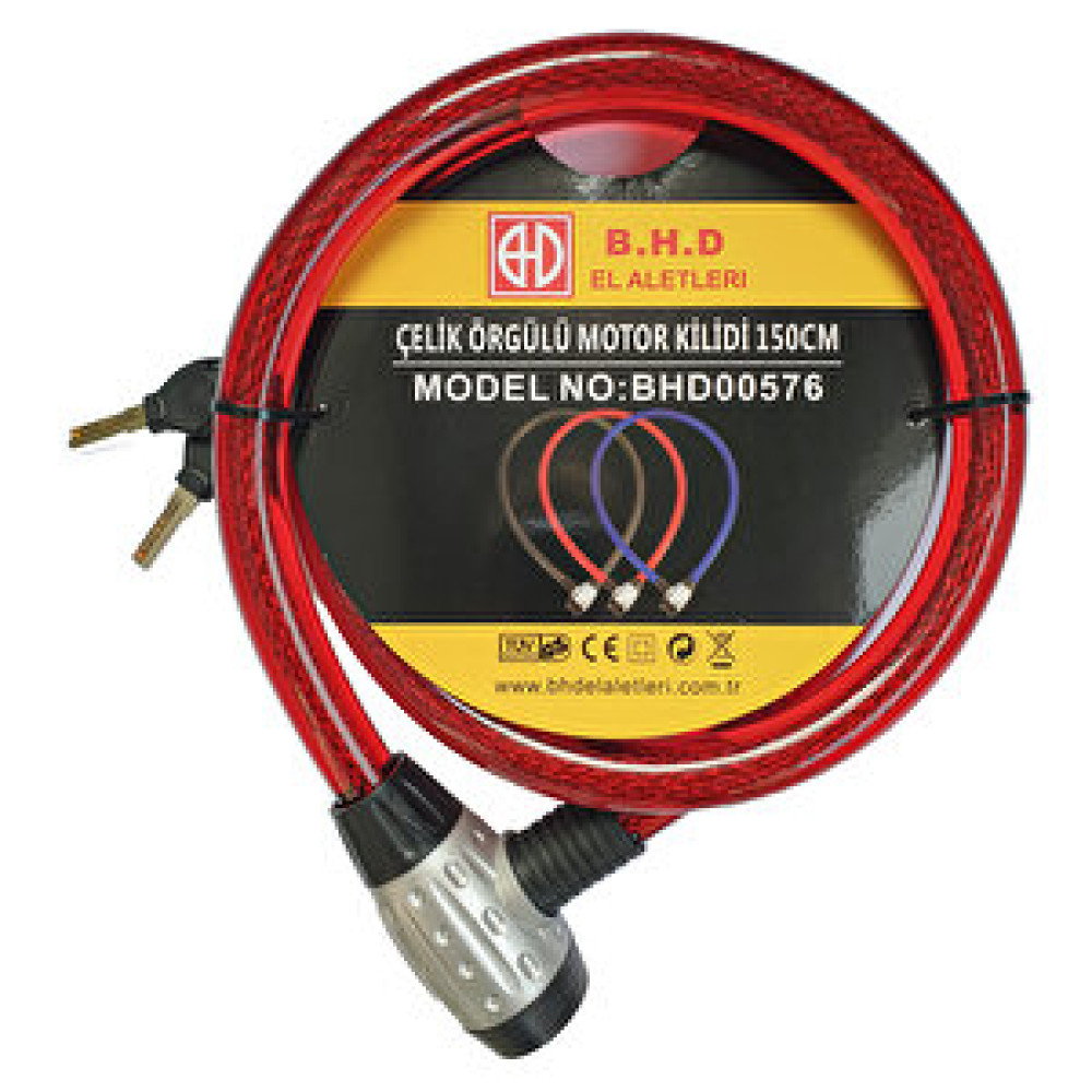 B.H.D B.h.d Çeli̇k Örgülü Motor Ki̇li̇di̇ 25 Mm X 150 Cm ( Multi-function ) Motorsiklet Aksesuarları Fiyatı
