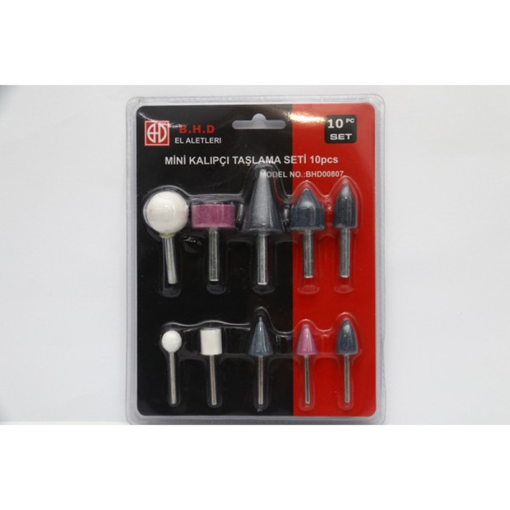 B.H.D TOOLS Kalıpçı Taşlama Seti 10'lu Taşalama Seti 10'lu Oto Boyaları Fiyatı