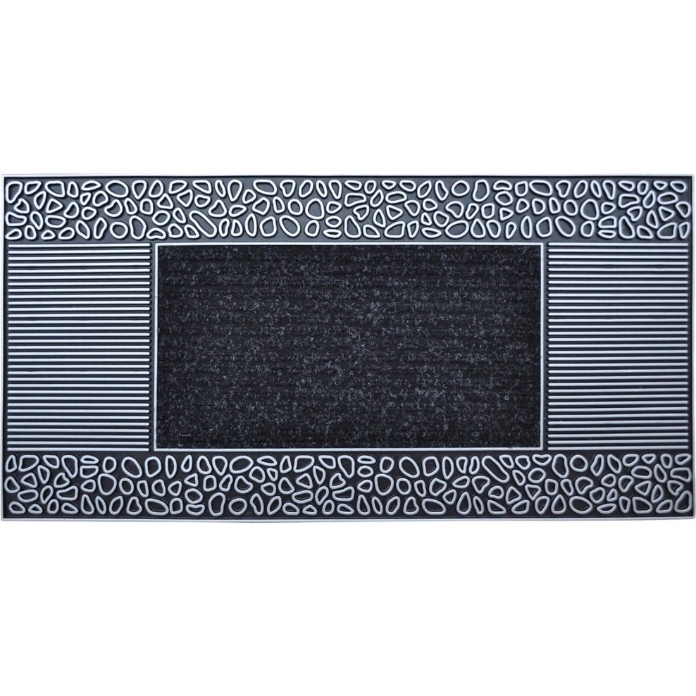 B'Home B'Home Pebbles Kapı Önü Paspas 40x80 cm Gümüş Araca Özel Paspaslar Fiyatı