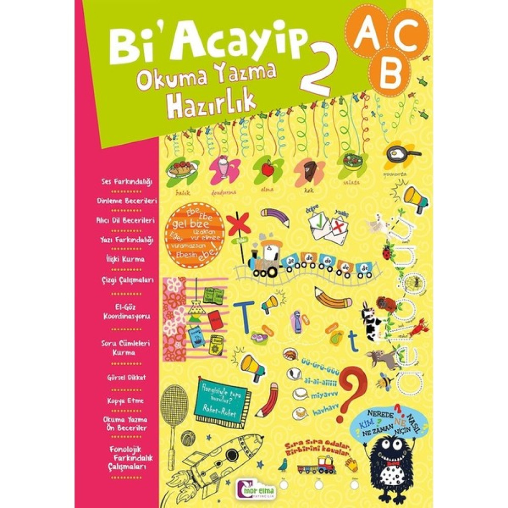 Bi Acayip Okuma Yazma Hazırlık 2 Okul Öncesi Çocuk Kitapları Okul Öncesi Eğitici & Öğretici Kitaplar Fiyatı