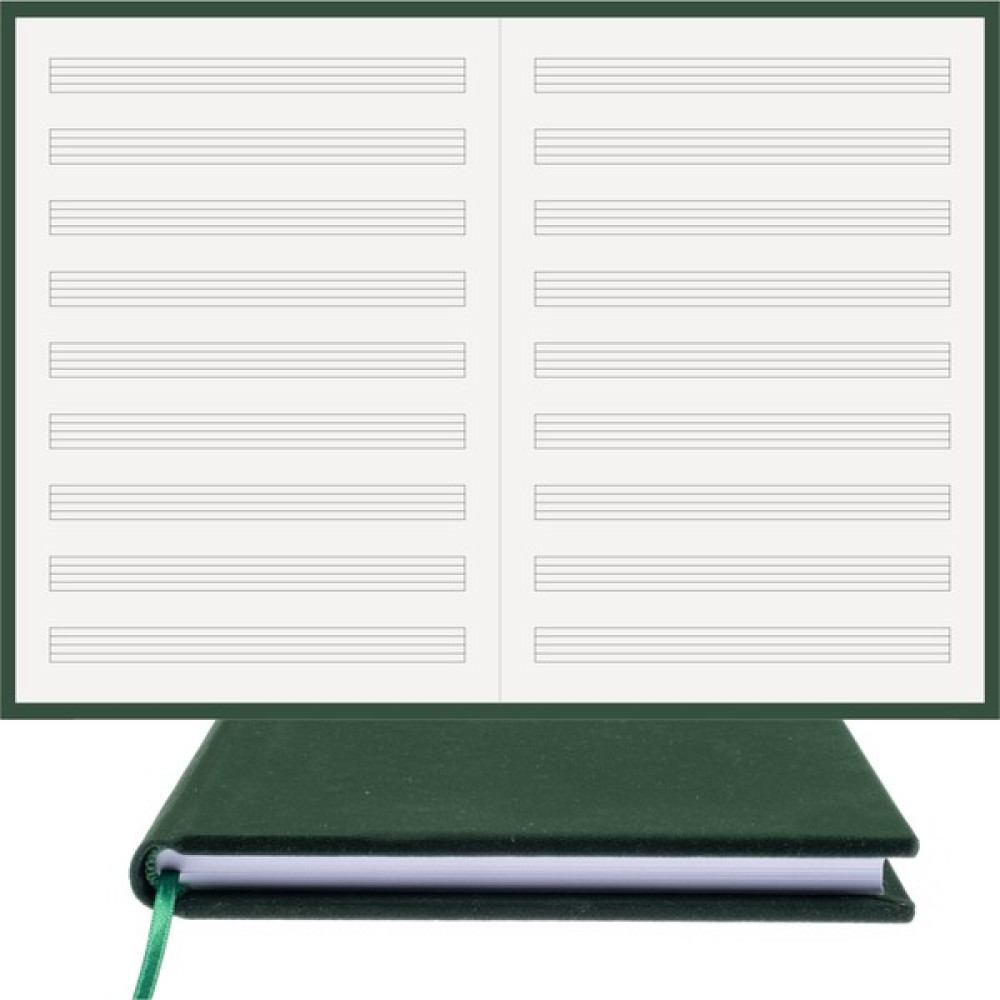 Bi Defter Müzik Nota Defteri (Anahtarsız Çift Kesik Çizgili) El Dikişi, Kumaş Ciltleme A/5 - Renkli Müzik Defteri Fiyatı
