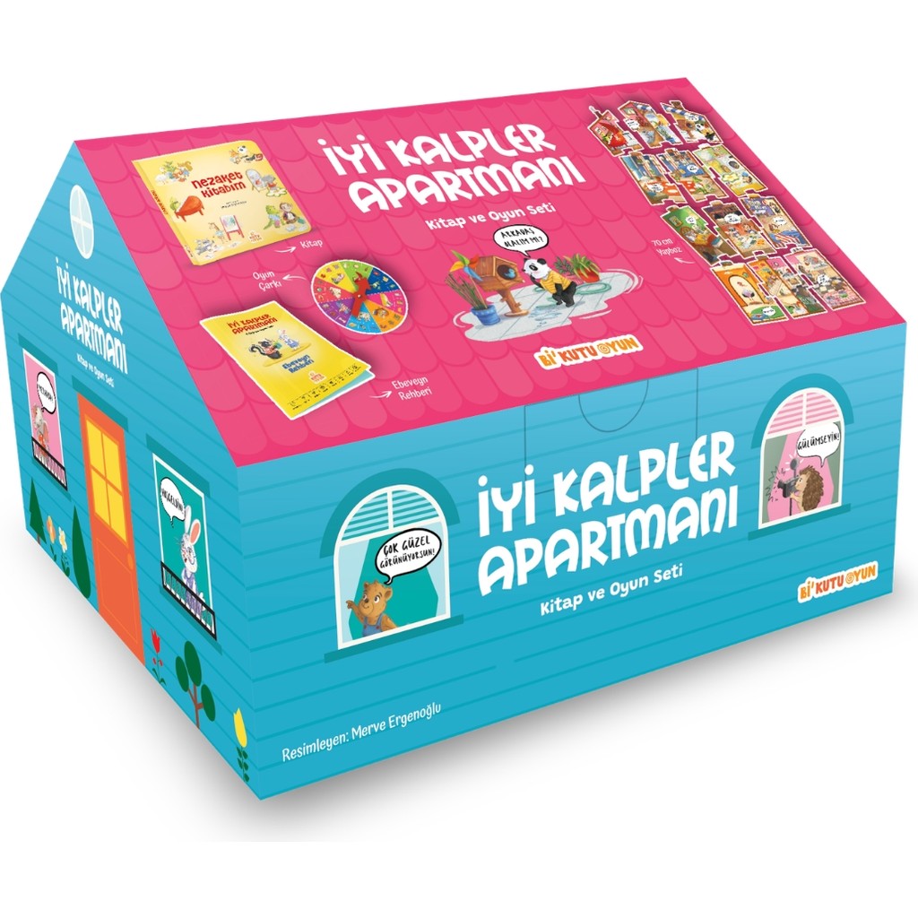 Bi Kutu Oyun İyi Kalpler Apartmanı Kitap ve Oyun Seti Diğer Fiyatı