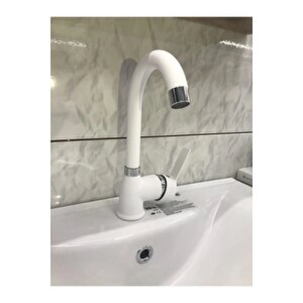 Bia Beyaz Kısa Lavabo Bataryası Delta Banyo Sıcak Soğuk Su Girişli Musluk Bataryalar Fiyatı