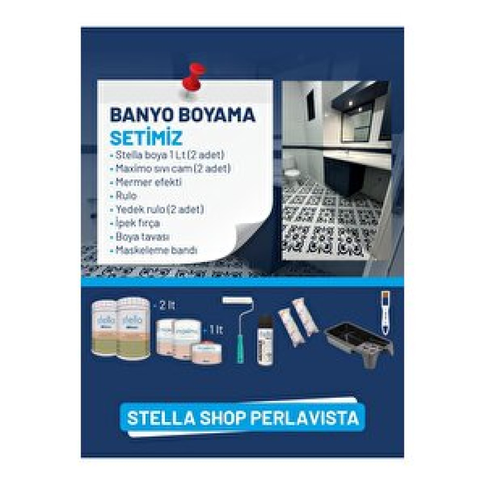 Bianca Stella Banyo Boyama Seti̇ İç Cephe Duvar Boyası Fiyatı