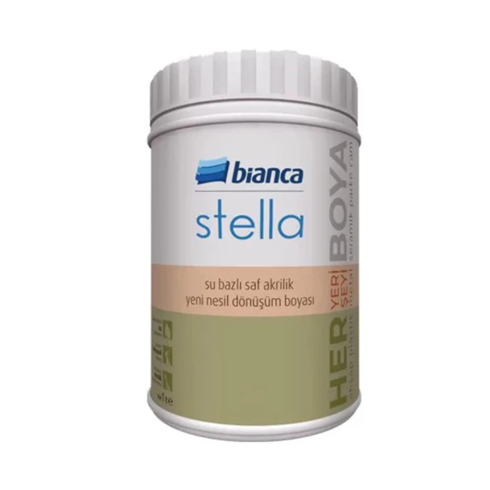 Bianca Stella Su Bazlı Saf Akrilik Boya Cappuccino 1 Kg Boyalar Fiyatı