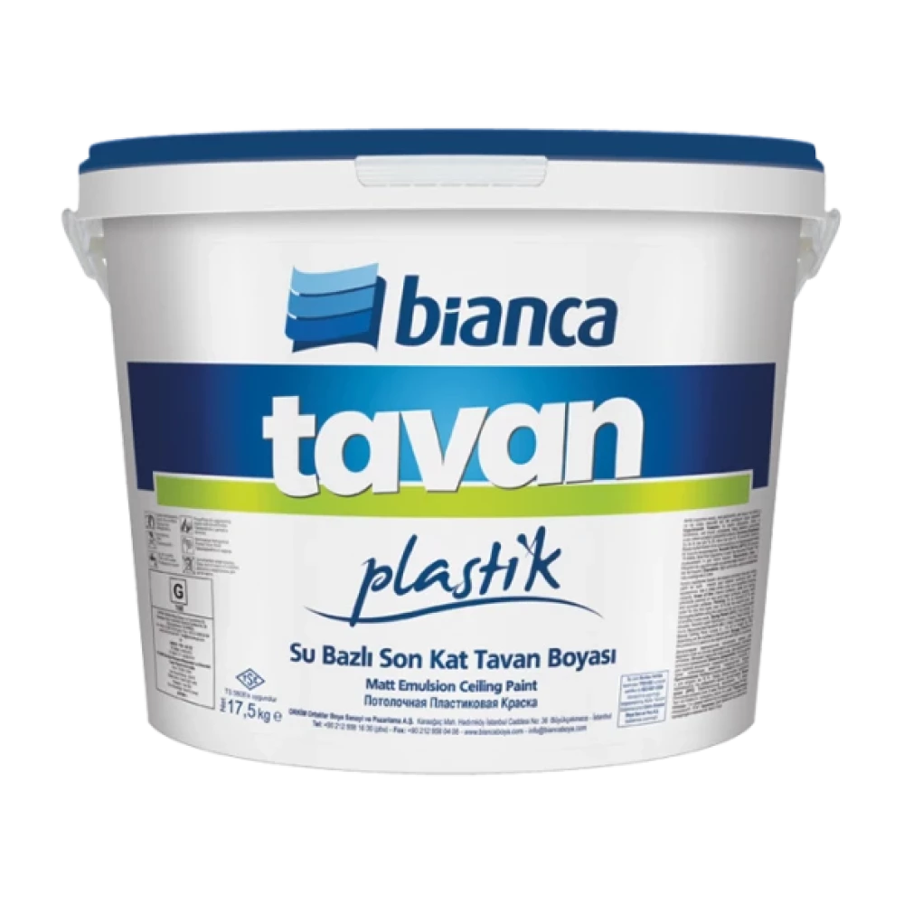 Bianca Tavan Boyasi Plastik 17,5 Kg Boyalar Fiyatı