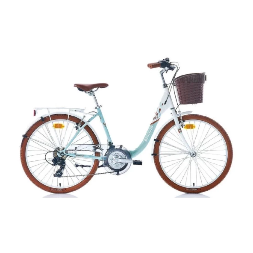 Bianchi Carmen 24 V Fren 21 Vites 24 Jant Sehir Bisikleti Beyaz Turkuaz Kahve Bisiklet Aksesuarları Fiyatı