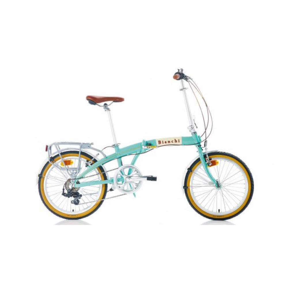 Bianchi Folding Vintage 20 Jant 7 Vites Katlanir Bisiklet Celeste-Krem Katlanabilir Bisiklet Fiyatı