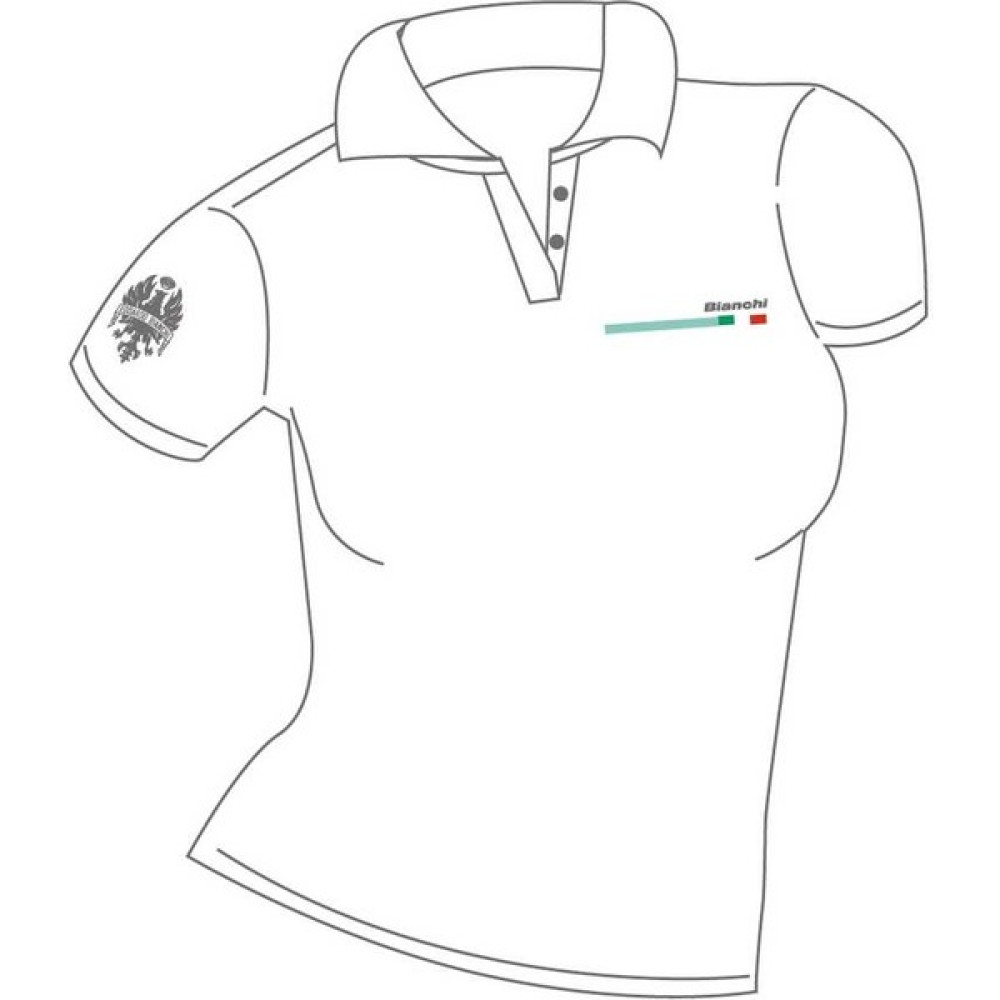 Bianchi Polo T-Shirt Donna Bianco Beyaz Kadın Futbol Malzemeleri Fiyatı