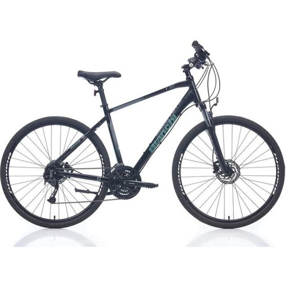Bianchi T0012FS 28 Jant 51 cm 27 Vites Hidrolik Disk Fren Şehir & Tur Bisikleti - Black - Celeste Şehir & Gezi Bisikletleri Fiyatı